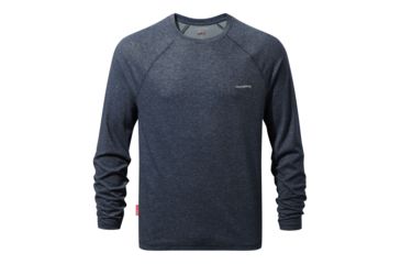 Image of Craghoppers NLife Bayame Long Sleeve T, SoftNavyMarl, S, CMT876-11C50