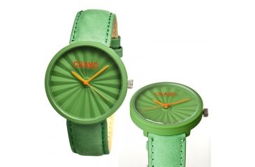 Image of Crayo Cr1502 Pleats Watch, Green CRACR1502
