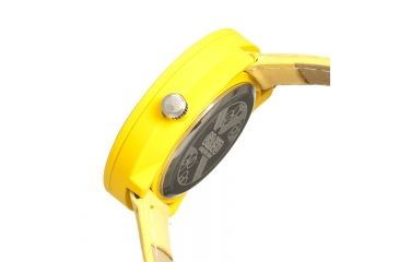 Image of Crayo Cr1503 Pleats Watch, Yellow CRACR1503