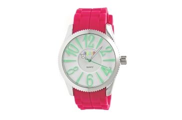 Image of Crayo CR2907 Magnificent Mens Watch, Hot Pink, 42mm, Quartz CRACR2907
