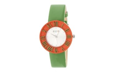 Image of Crayo Prestige CR3100 Series Watch, Orange/Green, One Size, CRACR3103