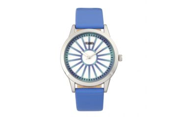 Image of Crayo Electric Leatherette Strap Watch, Blue, CRACR5005