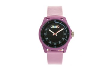 Image of Crayo Jolt Leatherette Strap Watch, Light Pink, CRACR4905