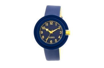 Image of Crayo Equinox Quartz Watch, Navy/Yellow, Standard CRACR2806