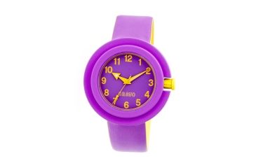 Image of Crayo Equinox Quartz Watch, Purple/Yellow, Standard CRACR2807