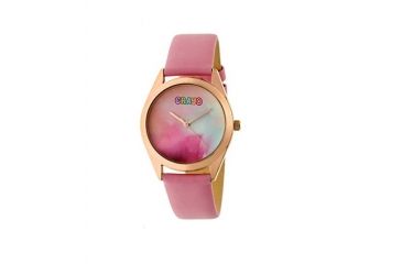 Image of Crayo Graffiti Leather-Band Watch, Multicolor/Light Pink, CRACR4005