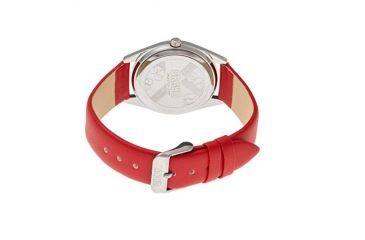Image of Crayo Graffiti Leather-Band Watch, Multicolor/Red, CRACR4002