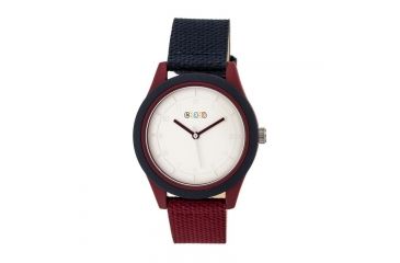 Image of Crayo Pleasant Nylon-Band Watch, Silver/Navy, CRACR3906