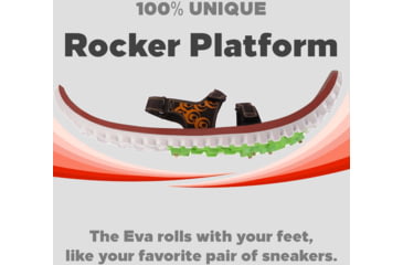 Image of Crescent Moon Eva Foam Snowshoe, Red, 760618