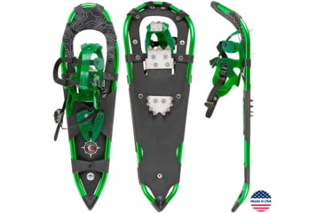 Image of Crescent Moon Sawtooth 27 Snowshoes, Green, 760625