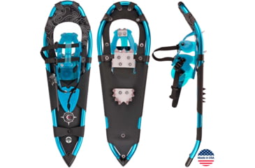 Image of Crescent Moon Sawtooth 27 Snowshoes, Teal, 760626