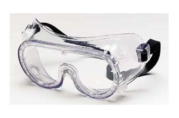 Image of Crews Protective Goggles, MCR Safety 2230R Goggle Indir Vnt Chem Clfr Len