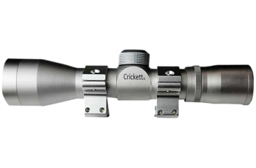 Image of Crickett Compact Silver 4x32mm, Includes Rings, KSA054S