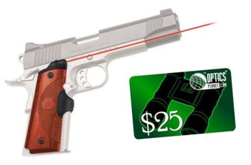 Image of Crimson Trace 1911 Government/Commander Laser Grip - Cocobolo LG-917 w/ 25 Dollar Email Gift Certificate