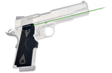 Image of Crimson Trace 1911 Government-Commander Lasergrip, Lasergrips-Green, Clam Pack 191542