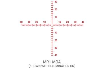 Image of Crimson Trace 2 Series Sport Rifle Scope, 6-24x56mm, FFP, 34mm Tube, MR1-MOA Illuminated Reticle, Black, CSA-2624