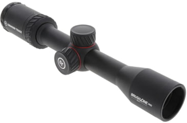 Image of Crimson Trace Brushline Pro Rifle Scope, 2-7x32mm, 1in Tube, Second Focal Plane, CT Custom BDC Rimfire Reticle, MOC Coating, Black, 01-01440
