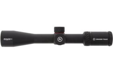 Image of Crimson Trace Brushline Pro Rifle Scope, 3-12x42mm, 30mm Tube, Second Focal Plane, CT Plex Reticle, MOC Coating, Black, 01-01310