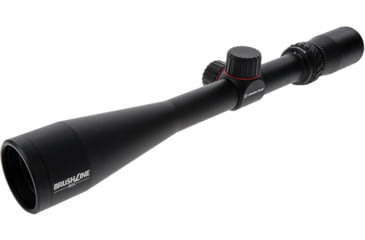 Image of Crimson Trace Brushline Rifle Scope, 4-12x40mm, 1in Tube, Second Focal Plane, CT Custom BDC Rimfire Reticle, MOC Coating, Black, 01-01590