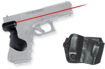 Image of Crimson Trace Compact Fits Glock Laser Gun Grip, GOULD, Gen 3 Grip and Leather Holster Combo LG-619H GOULD