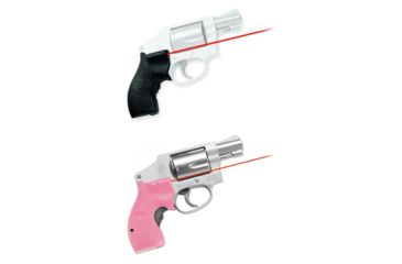 Image of Crimson Trace Defender Laser Pistol Grip for S&amp;W J-Frame, Black, Pink