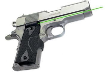 Image of Crimson Trace DEMO 1911 Officer's/Defender/Compact - Lasergrip, Front Activation LG-404 Grey Finish LG-404G DEMO