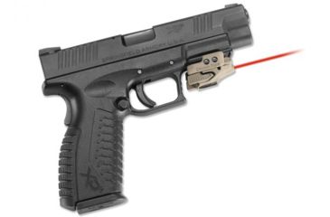 Image of Crimson Trace DEMO Rail Master Universal Rail Mount Laser Sight - Coyote Tan Cerakote CMR-201 CTAN DEMO