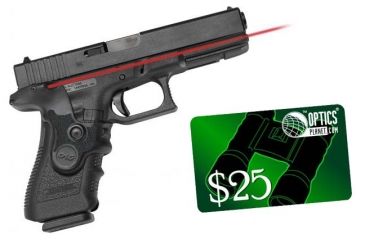 Image of Crimson Trace For Glock 17,22 Lasergrip, Rear activation, Dual Can IR/Red, Black LGD-417C w/ 25 Dollar Email Gift Certificate