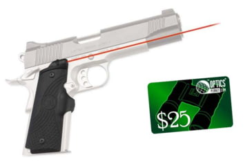 Image of Crimson Trace Full Size 1911 Masters Series G10- Black, Black LG-919 w/ 25 Dollar Email Gift Certificate