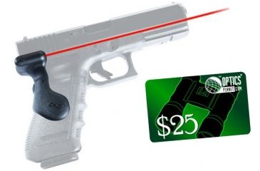 Image of Crimson Trace G-Series Full Size Glock Laser Grip, GOULD, Gen 3 Grip and Leather Holster Combo LG-617H GOULD w/ 25 Dollar Email Gift Certificate