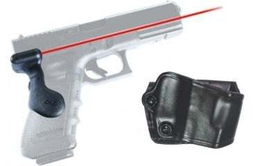Image of Crimson Trace G-Series Full Size Fits Glock Laser Grip, GOULD, Gen 3 Grip and Leather Holster Combo LG-617H GOULD
