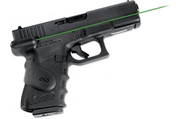 Image of Crimson Trace Glock 19,23,25,32,38- Lasergrips, Rear activation, Green laser, Black LG-619G