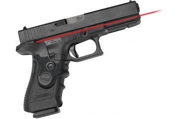Image of Crimson Trace Fits Glock 17,17L,22,24,31,34,35,37,20SF,21SF- Lasergrips, Rear activation, Dual Can IR/Red, Black LGD-417C