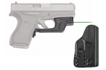 Image of Crimson Trace Green Laserguard for Glock 42 w/BladeTech IWB Holster, LG-443G-HBT-G42