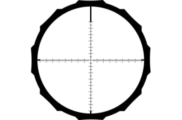 Image of Crimson Trace Hardline Rifle Scope, 3-12x42, 30mm Tube, Second Focal Plane, CT Custom MR1-MIL Reticle, MOC Coating, Black, 01-01170