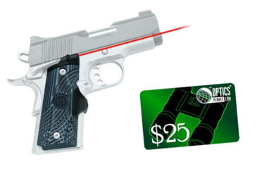 Image of Crimson Trace Laser Grip - 1911 Officers/Defender/Compact- Master Series G10 Tactical LG-905 w/ 25 Dollar Email Gift Certificate