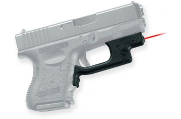 Image of Crimson Trace Laserguard Sight, Black - Compact Fits Glock 19/23/25 and Similar LG436 