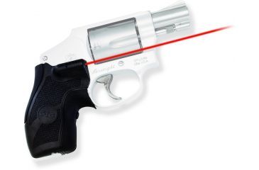 Image of Crimson Trace Lasergrip Sight, Black, Smith and Wesson J-Frame Round Butt, LG405