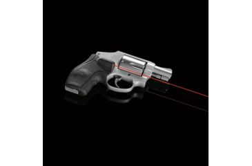 Image of Crimson Trace Lasergrip Sight, Black, Smith and Wesson J-Frame Round Butt, LG405