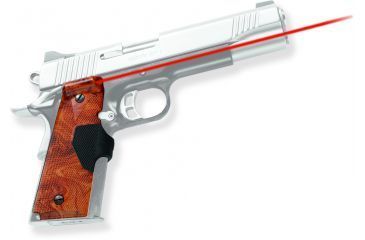Image of Crimson Trace 1911 Government/Commander - Burlwood, Pro-Custom, Lasergrip, Front Activation - DEMO