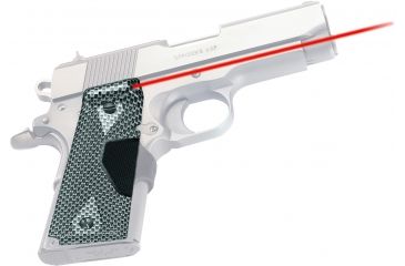 Image of Crimson Trace Front Activation Lasergrip DEMO, Chainmail III - 1911 Defender/Compact - LG-404-P14-DEMO