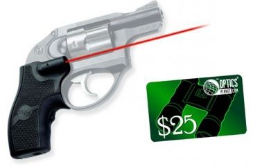 Image of Crimson Trace Lasergrip Sight - Ruger LCR - LG-411 w/ 25 Dollar Email Gift Certificate