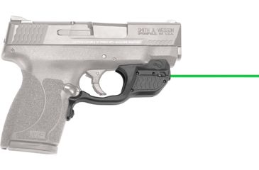 Image of Crimson Trace Laserguard Green Laser for Smith and Wesson M/P 45 Shield, LG-485G