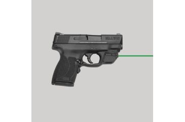 Image of Crimson Trace Laserguard Green Laser for Smith and Wesson M/P 45 Shield, LG-485G