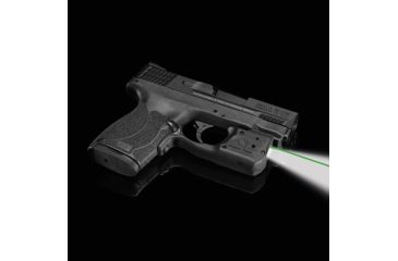 Image of Crimson Trace Laserguard Pro Green Laser / 150 Lumen LED White Light for Smith and Wesson M/P 45 Shield, LL-808G