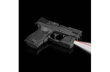 Image of Crimson Trace Laserguard Pro Red Laser / 150 lumen LED white light for Smith and Wesson M/P 45 Shield, LL-808