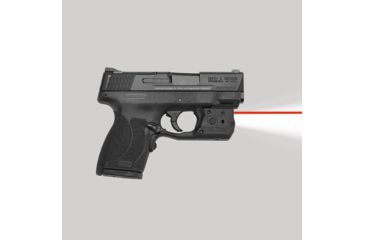 Image of Crimson Trace Laserguard Pro Red Laser / 150 lumen LED white light for Smith and Wesson M/P 45 Shield, LL-808