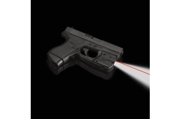 Image of Crimson Trace Laser Guard Pro Weapon Light for Glock , CR2, Red, 150 Lumens, Black, LL-803