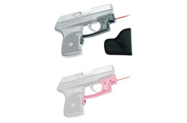 Image of Crimson Trace Laserguard Red Laser Sight for Ruger LCP Handgun, Black, Pink