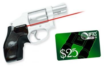 Image of Crimson Trace LaserGuard S&amp;W J-Frame Round Butt - Chestnut LG-405 P20 w/ 25 Dollar Email Gift Certificate